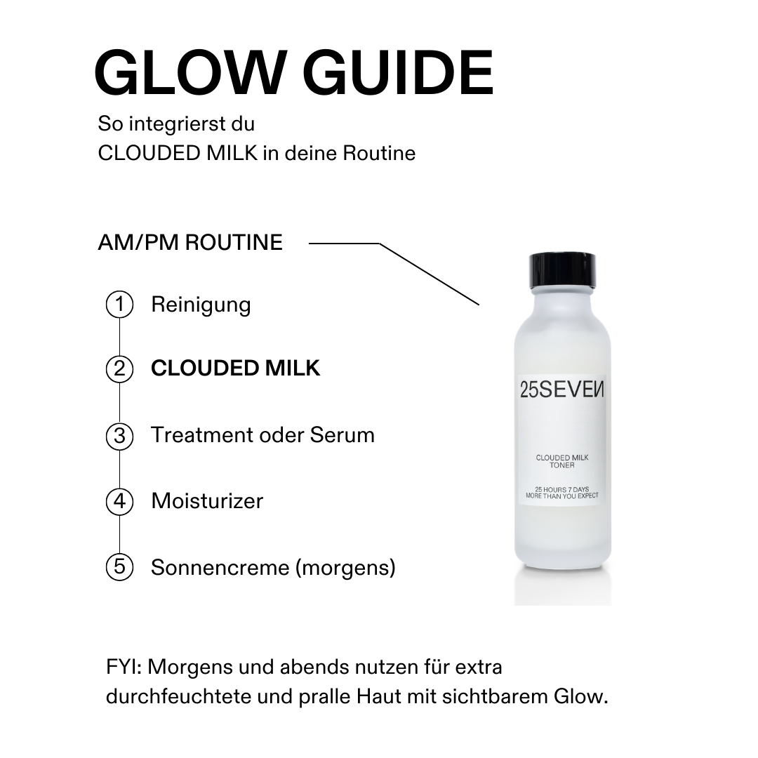 So integrierst du Clouded Milk in deine Routine