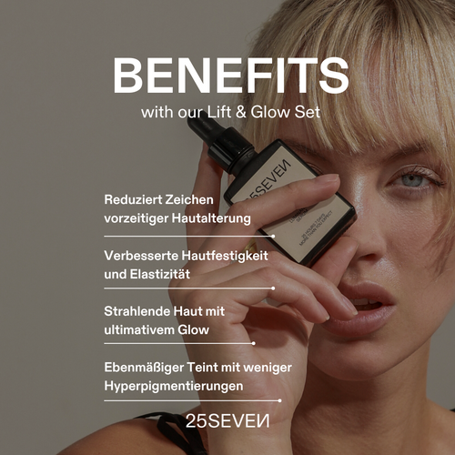 25SEVEN LIFT & GLOW SET – Nahaufnahme